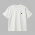 Meyve Sebze nakışlı Loose Fit T-Shirt %100 Pamuklu