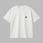 Meyve Sebze nakışlı Loose Fit T-Shirt %100 Pamuklu