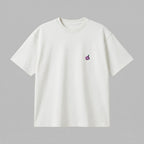 Meyve Sebze nakışlı Loose Fit T-Shirt %100 Pamuklu