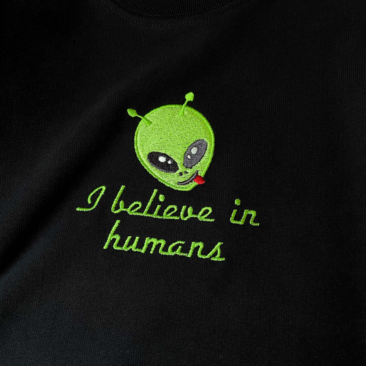 I believe in humans Çocuk Oversize T-Shirt - %100 pamuklu