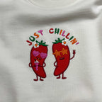 Just Chillin' Çocuk Oversize T-Shirt - %100 pamuklu