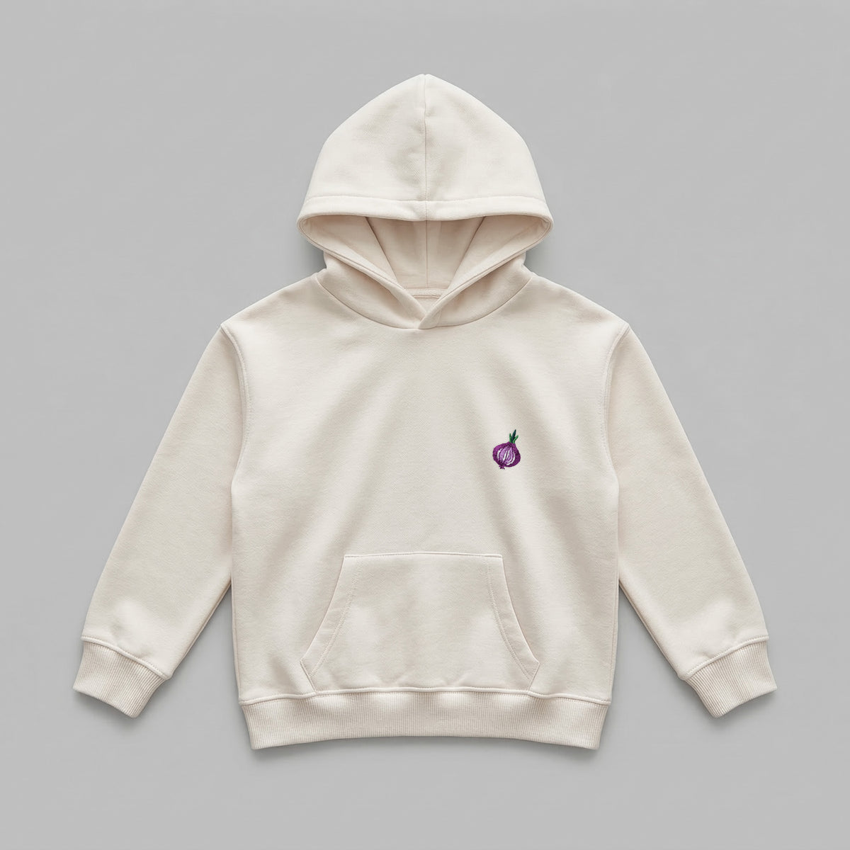 Meyve Sebze Nakışlı Çocuk Oversize Hoodie