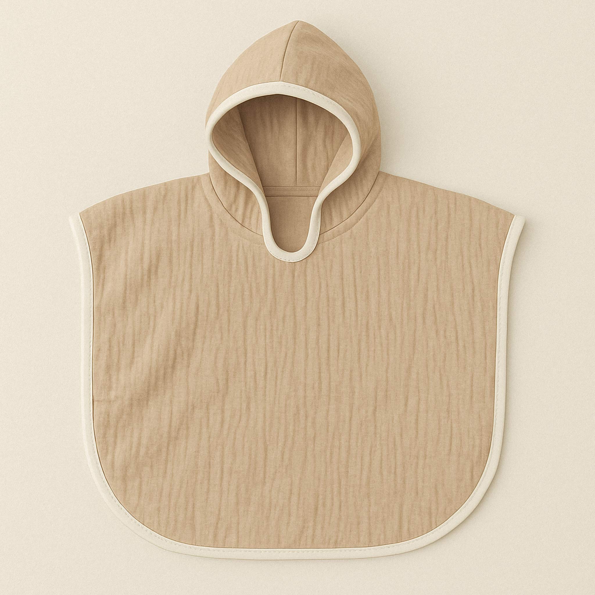 Özel Yazılı Müslin panço