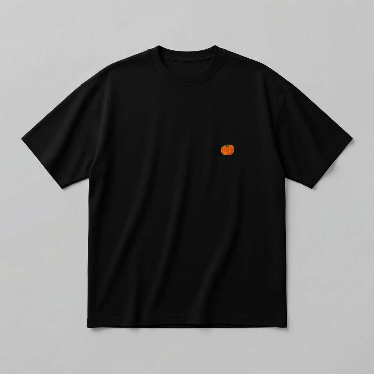Meyve Sebze nakışlı Loose Fit T-Shirt %100 Pamuklu