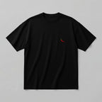 Meyve Sebze nakışlı Loose Fit T-Shirt %100 Pamuklu