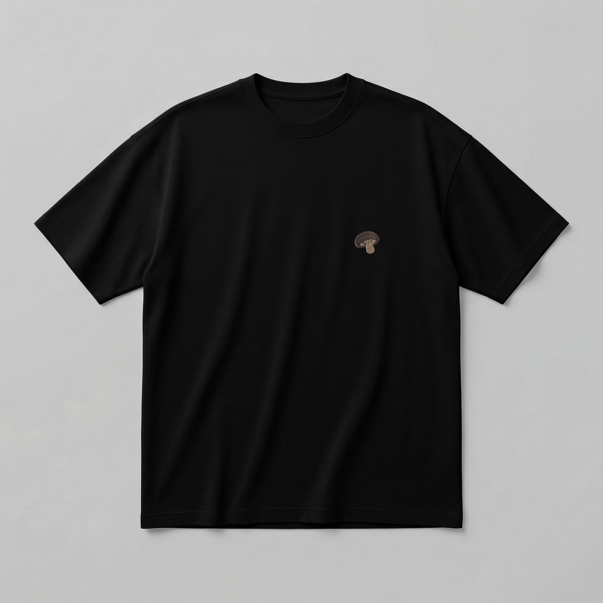 Meyve Sebze nakışlı Loose Fit T-Shirt %100 Pamuklu