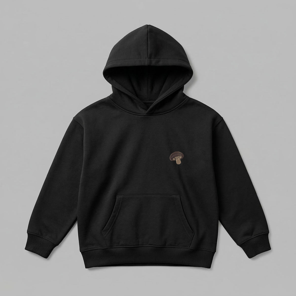 Meyve Sebze Nakışlı Çocuk Oversize Hoodie
