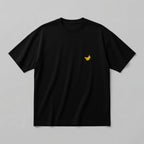 Meyve Sebze nakışlı Loose Fit T-Shirt %100 Pamuklu
