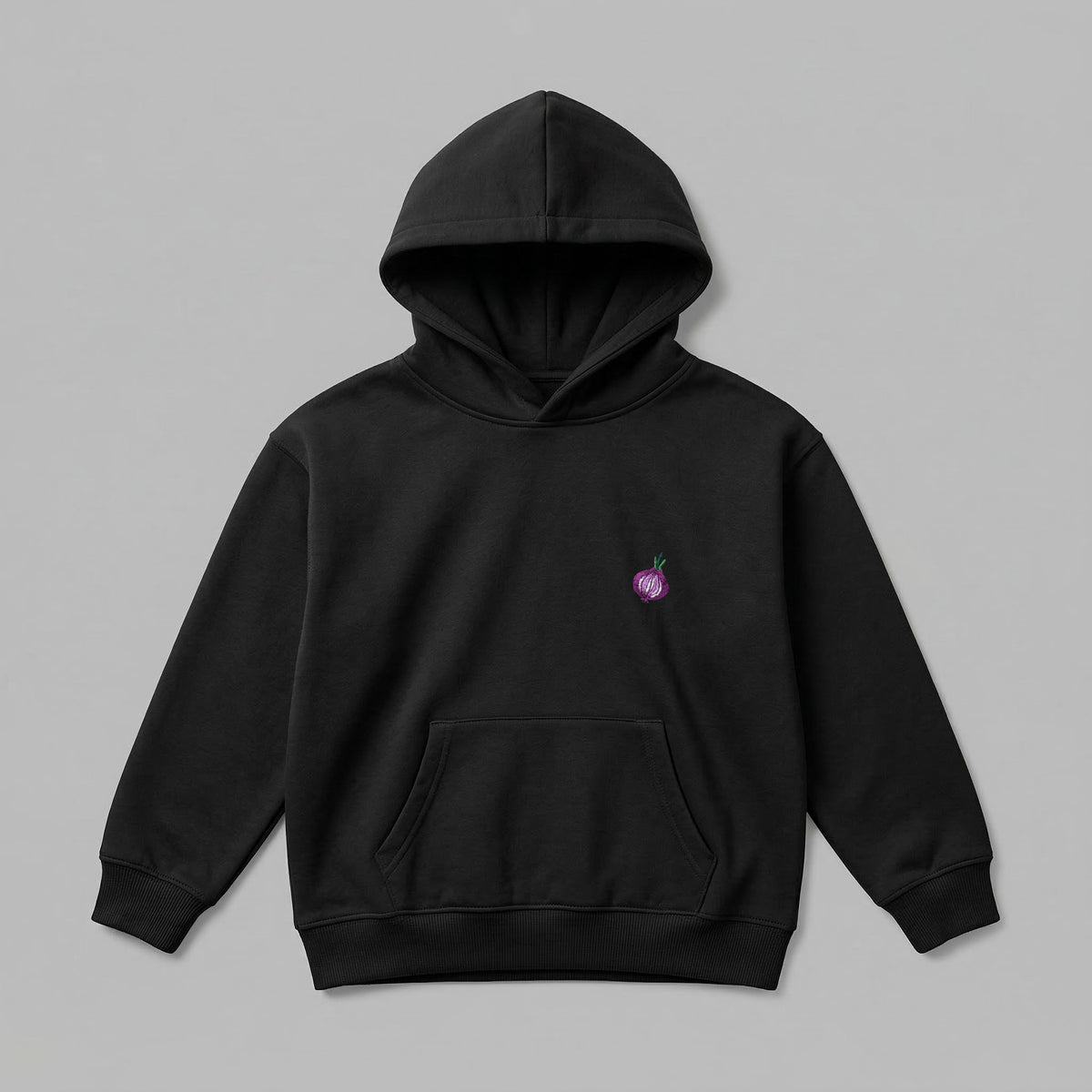 Meyve Sebze Nakışlı Çocuk Oversize Hoodie
