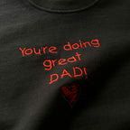 You're doing great dad Çocuk Oversize T-Shirt - %100 pamuklu